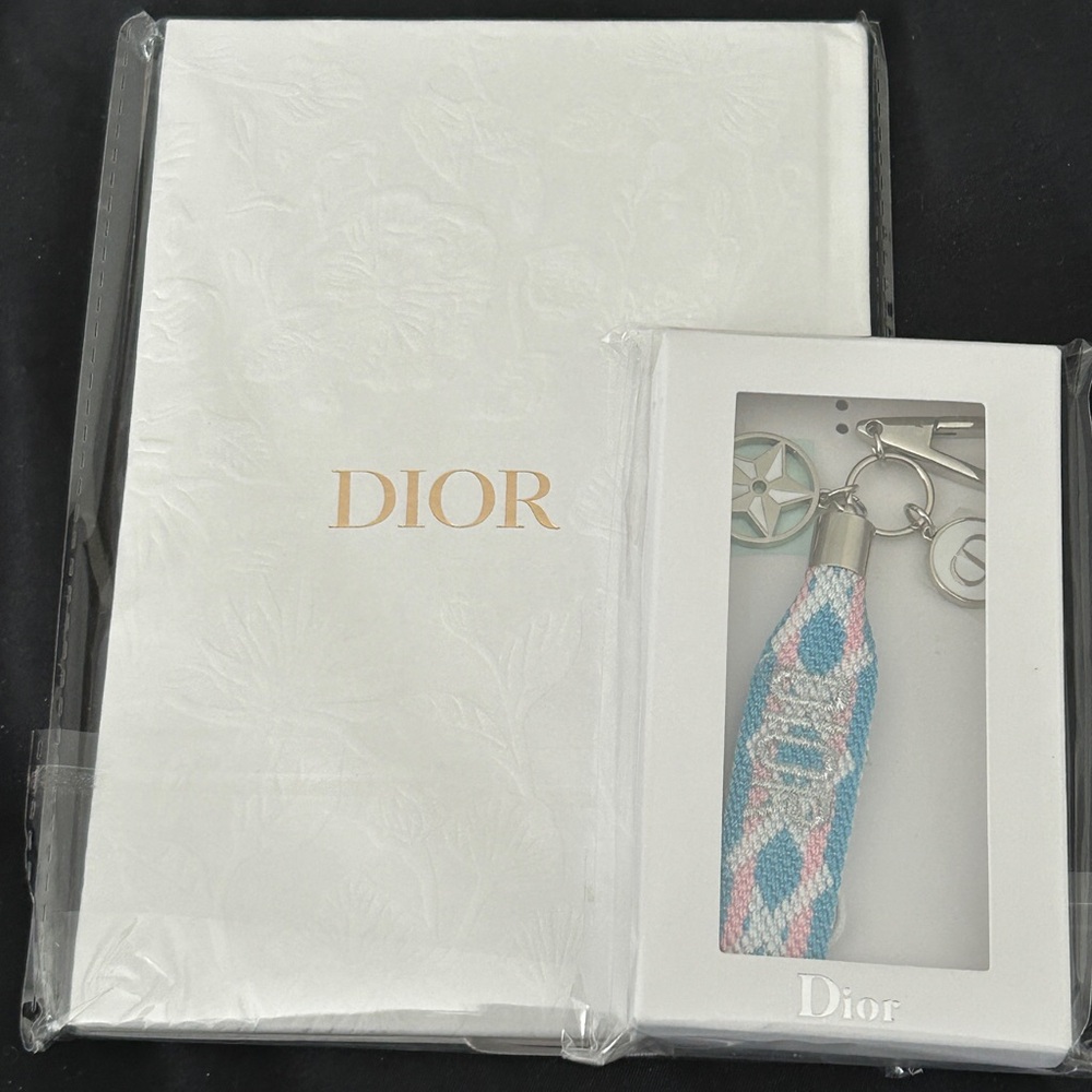 Dior J'adore journal and keychain bundle ( Gift ready!)